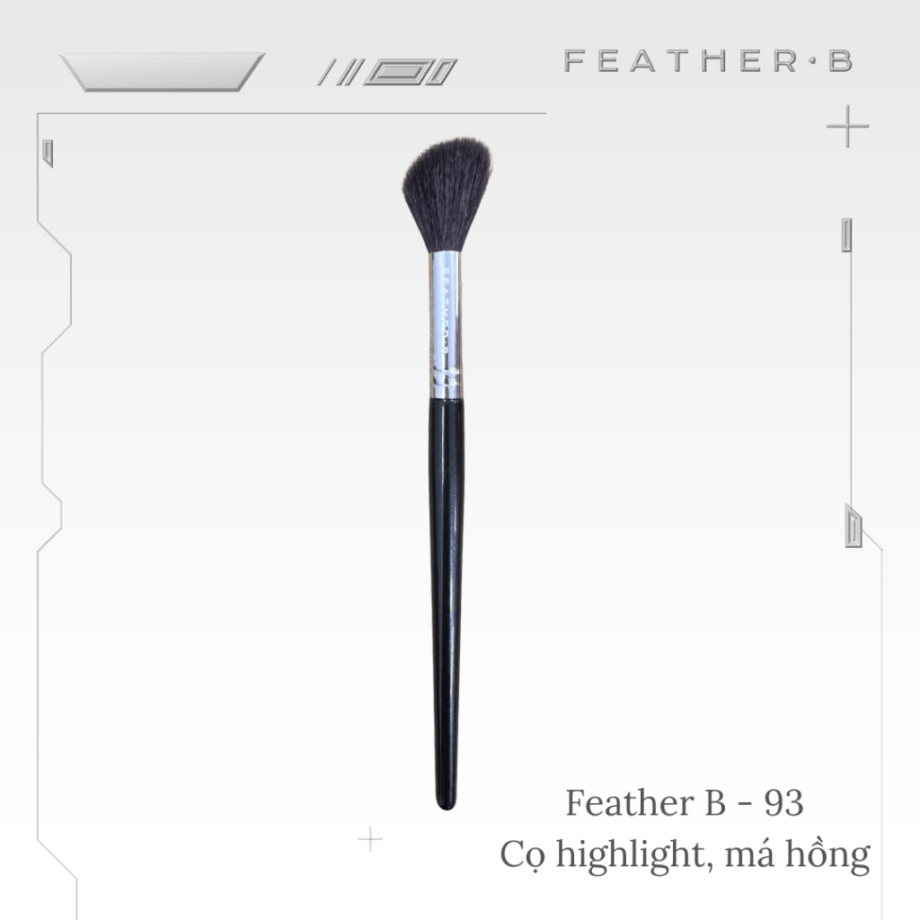 Cọ Highlight Rũ Xéo Feather B 93