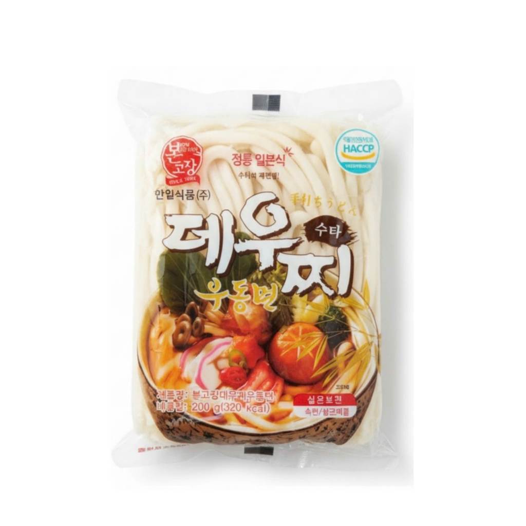 Mì Udon tươi Hàn Quốc bịch 200g