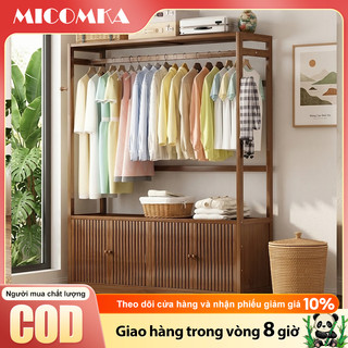 Kệ Gỗ Tre Đa Năng Phong Cách Tự Nhiên Giải Pháp Lưu Trữ Thông Minh Cho Phòng Ngủ Nhỏ Gọn Gàng