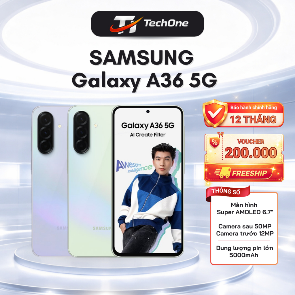 NGUYÊN SEAL - Điện thoại Samsung Galaxy A36 5G (8GB + 128GB) chính hãng - Bảo Hành 12 Tháng