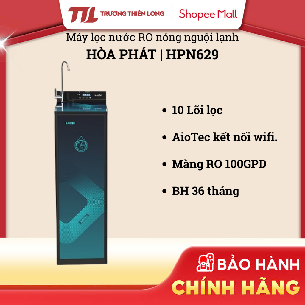 Máy Lọc Nước RO Karofi KAQ-P95 10 Cấp Lọc 1 Vòi [FREESHIP HCM]