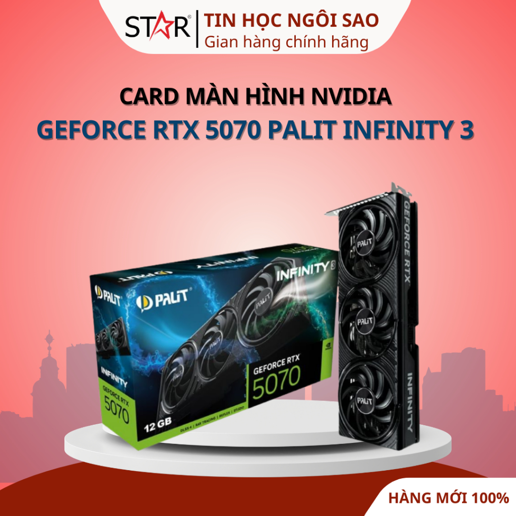 Card Màn Hình NVIDIA GeForce RTX 5070 Palit Infinity 3 - Bảo hành 36 tháng