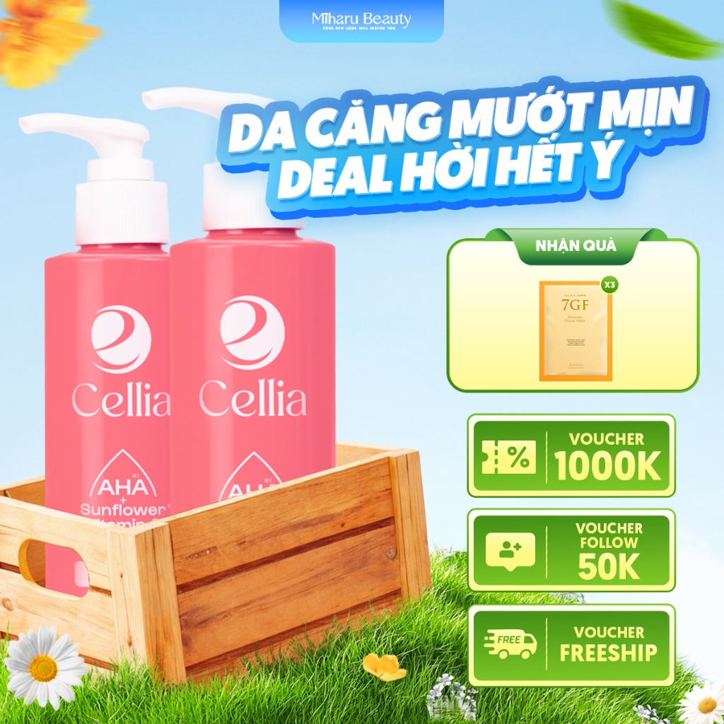 Combo Cellia hai chai Dầu tẩy trang