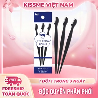 Dao Cạo Lông Mày Kai 38531 Groom HC1161 ( Set 3 cây )