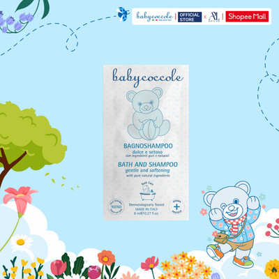 Sữa Tắm Gội cho Bé Babycoccole 0M+ Gói Du Lịch 8ml