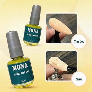 Lốc 12 Chai Phá Sơn Gel Mona - Chai 16ml