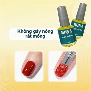 Lốc 12 Chai Phá Sơn Gel Mona - Chai 16ml
