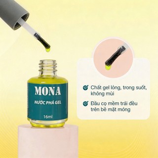 Lốc 12 Chai Phá Sơn Gel Mona - Chai 16ml