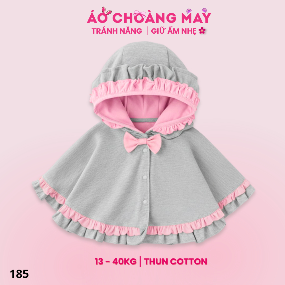 Dài Áo Phũ Nữa Người Bé / Áo Khoác Choàng Cho Bé Trai Và Gái
