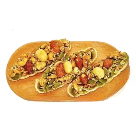 [Laifarm] Bánh thuyền mix hạt dinh dưỡng GO NUTS có macca không đường, ăn kiêng túi 250g