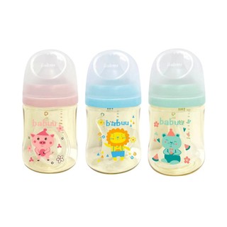 (tặng thêm 1 núm )BÌNH SỮA BABUU [ PPSU ] họa tiết - 160ml - 240ml