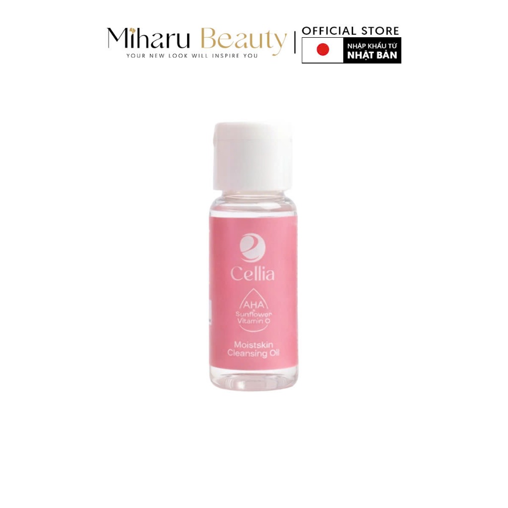 [GIFT] Minisize Dầu tẩy trang hoa hướng dương sạch sâu, giảm nhờn & mụn đầu đen - Cellia Moistskin C