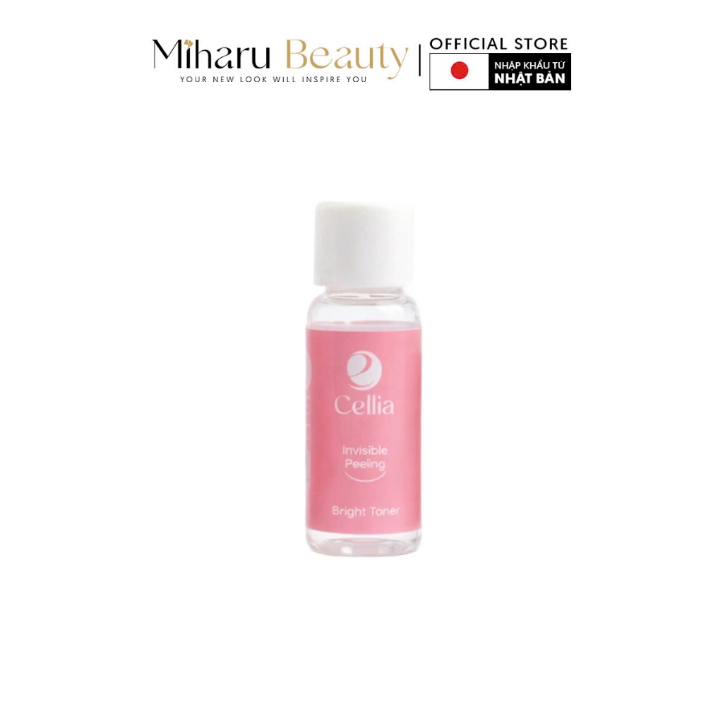 [GIFT] Minisize Nước Cân Bằng AHA tẩy tế bào chết ngừa mụn & sáng da - Cellia Invisible Peeling Brig