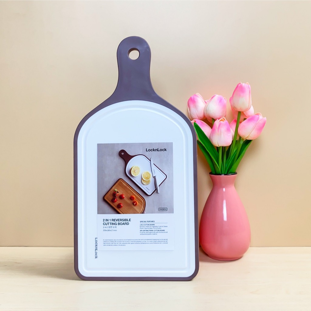 Thớt hai mặt Lock&Lock CKD031 350x180x17mm - Màu nâu