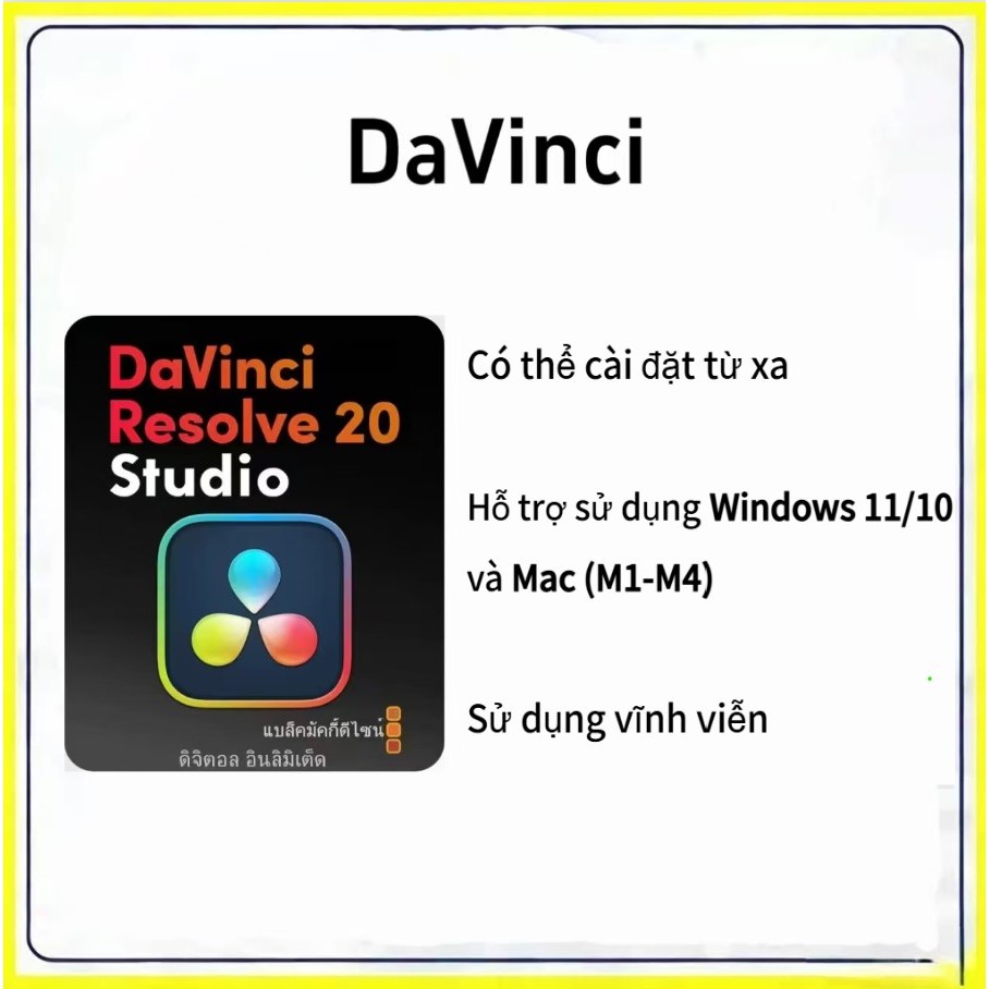 DaVinci Resolve Studio 20.x [Full] Phần mềm dựng video cho Win và Mac