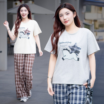 LAROMA Set Bộ Quần Áo Nữ Áo Thun Cộc Tay Quần Dài Cozy BN41 | Vải Cotton Modal, Co Giãn, Mềm Mát