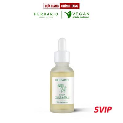 [SVIP] - Serum Rau má & Diếp cá herbario 30ml sạch mụn thuần chay