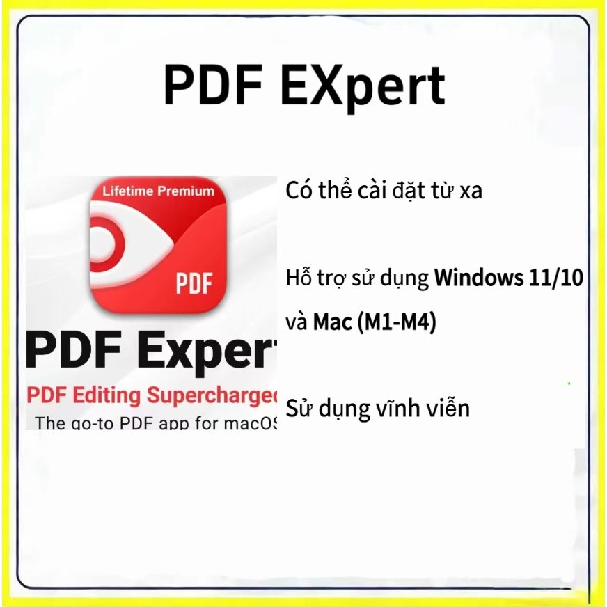 PDF Expert 2025 v3.10 phần mềm chỉnh sửa đọc PDF cho Macbook