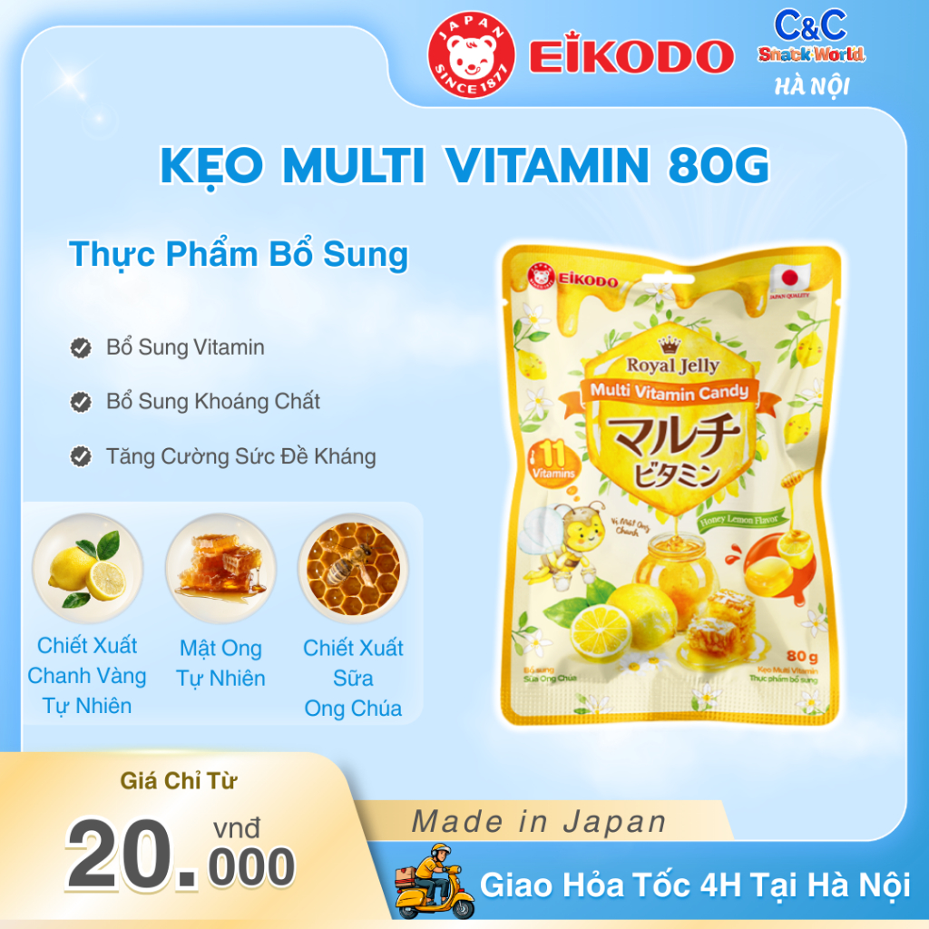Kẹo Multi Vitamin EIKODO 80gram - EIKODO HN