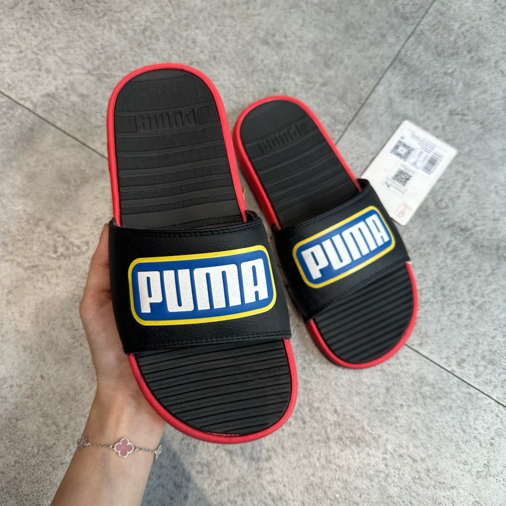 [Authentic💯] Dép Con Báo Nam Alumni Chính Hãng Full Tem Tag và Đủ size