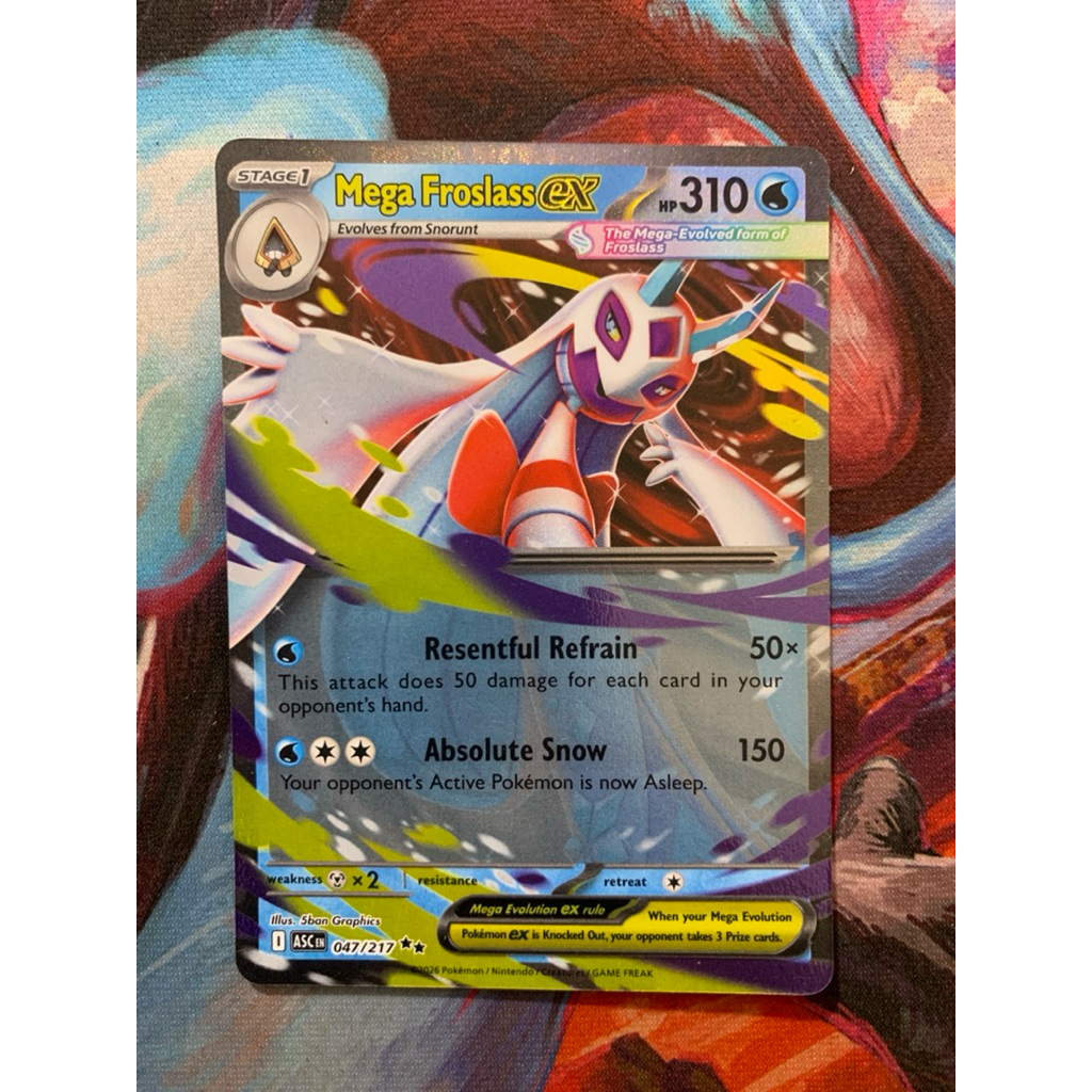 Thẻ Pokemon Tiếng Anh Ascended Heroes - Mega Froslass Ex - 047/217