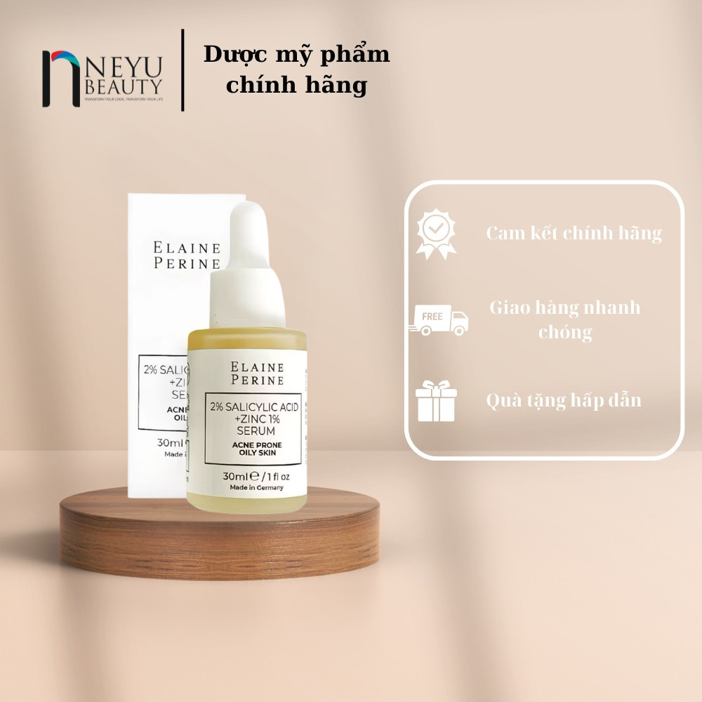 [Công Ty] ELAINE PERINE 2% Salicylic Acid + 1% Zinc Serum – Serum Kiểm Soát Dầu 30ml