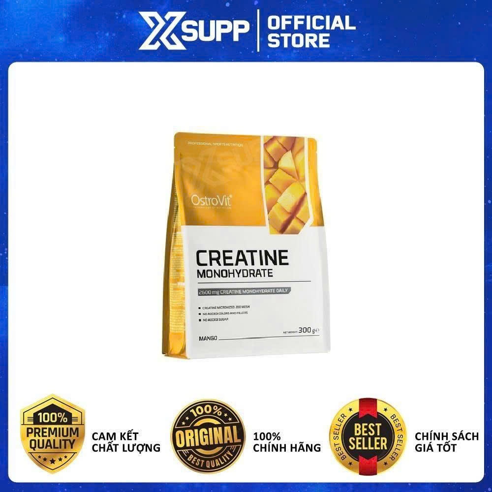 OstroVit Creatine Monohydrate 300g – Bột Creatine Cho Người Tập