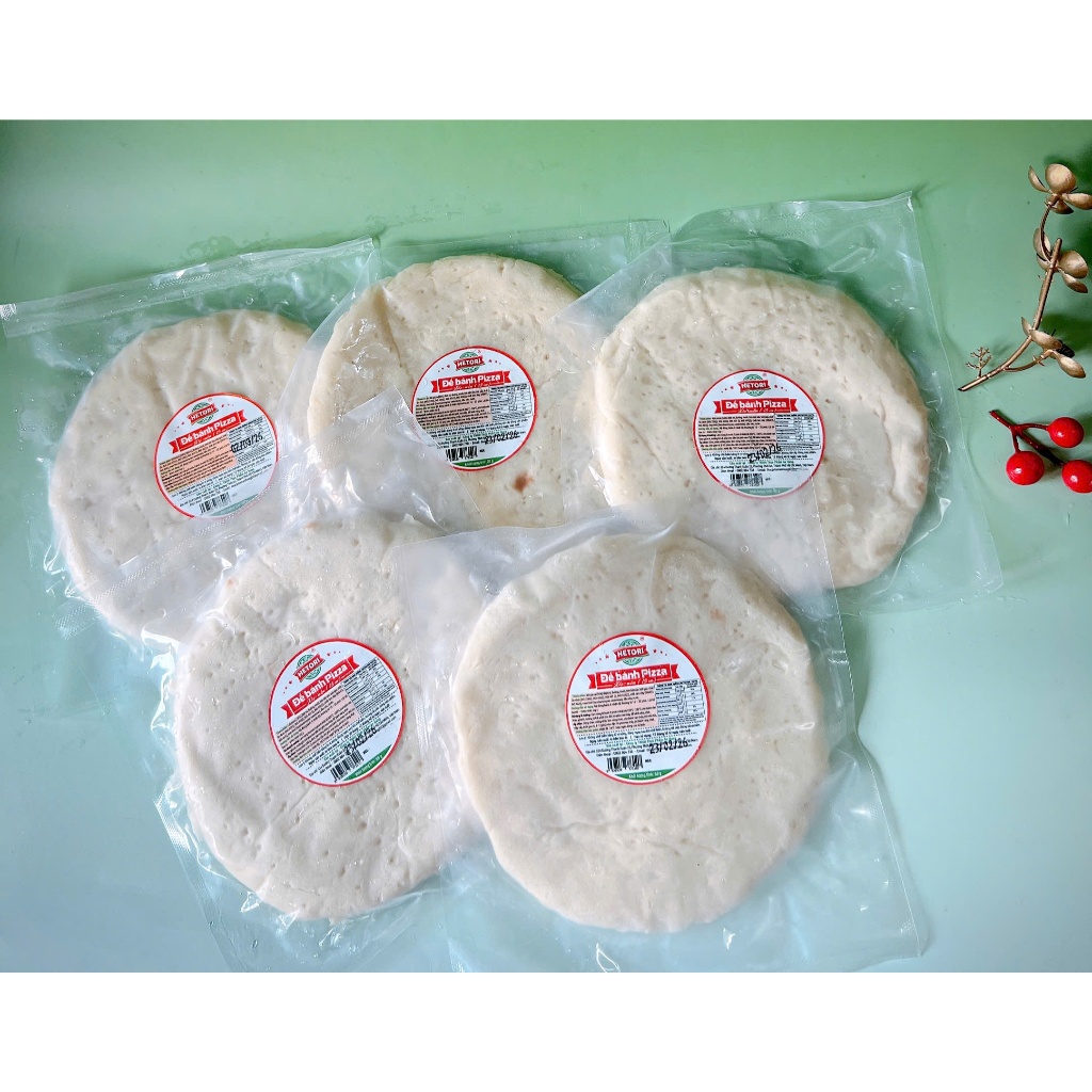Set 5 đế / 10 đế bánh pizza đã nướng qua