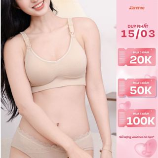 Áo lót bầu A1 không gọng chống chảy sệ có nút tháo thuận tiện, nâng đỡ tốt giữ dáng sau sinh  by L'AMME