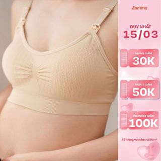 Áo lót bầu mặc như không mặc, áo ngực bầu không gọng chống chảy xệ có nút tháo cho bé tuti A2 by LAMME