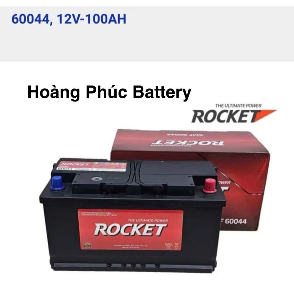 Bình Ắc Quy 12V-100Ah, Ắc Quy ROCKET SMF 60044
