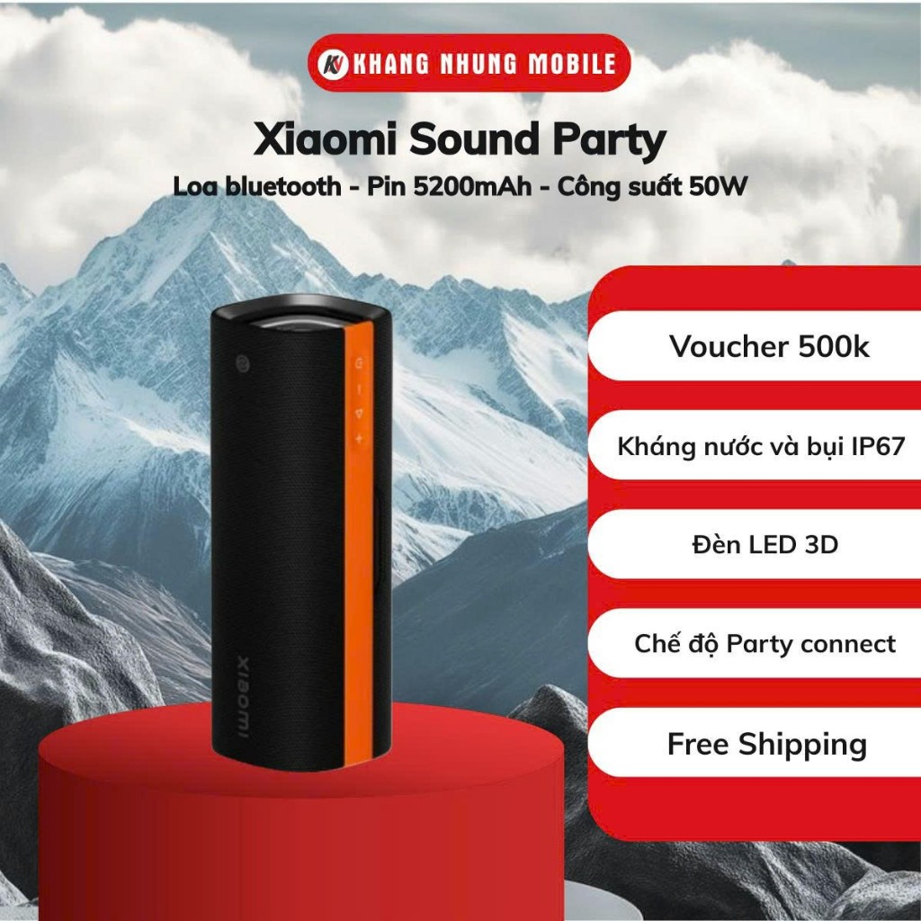 Loa Bluetooth Xiaomi Sound Party - Công suất 50W - Pin 5200mAh - Khang Nhung Mobile