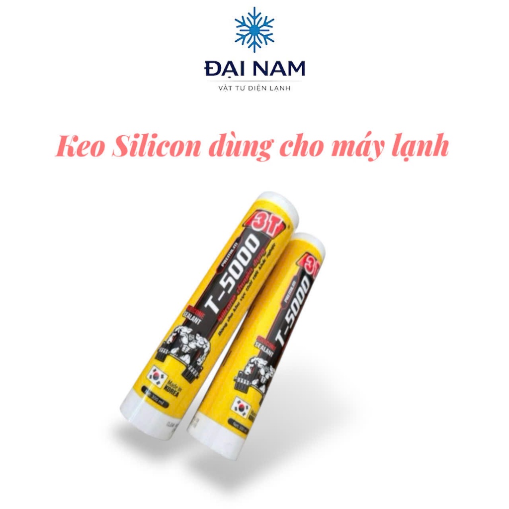 Keo Dán T5000 Đa Năng – Silicone Chịu Nhiệt,  Dùng Ngoài Trời