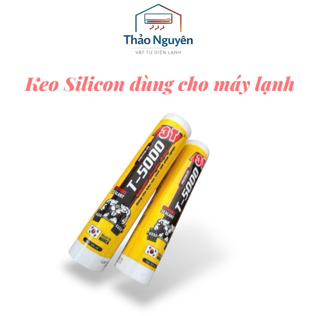 Keo Silicone T5000 Đa Năng Điện Lạnh – Keo Dán Chịu Nhiệt, Chống Thời Tiết
