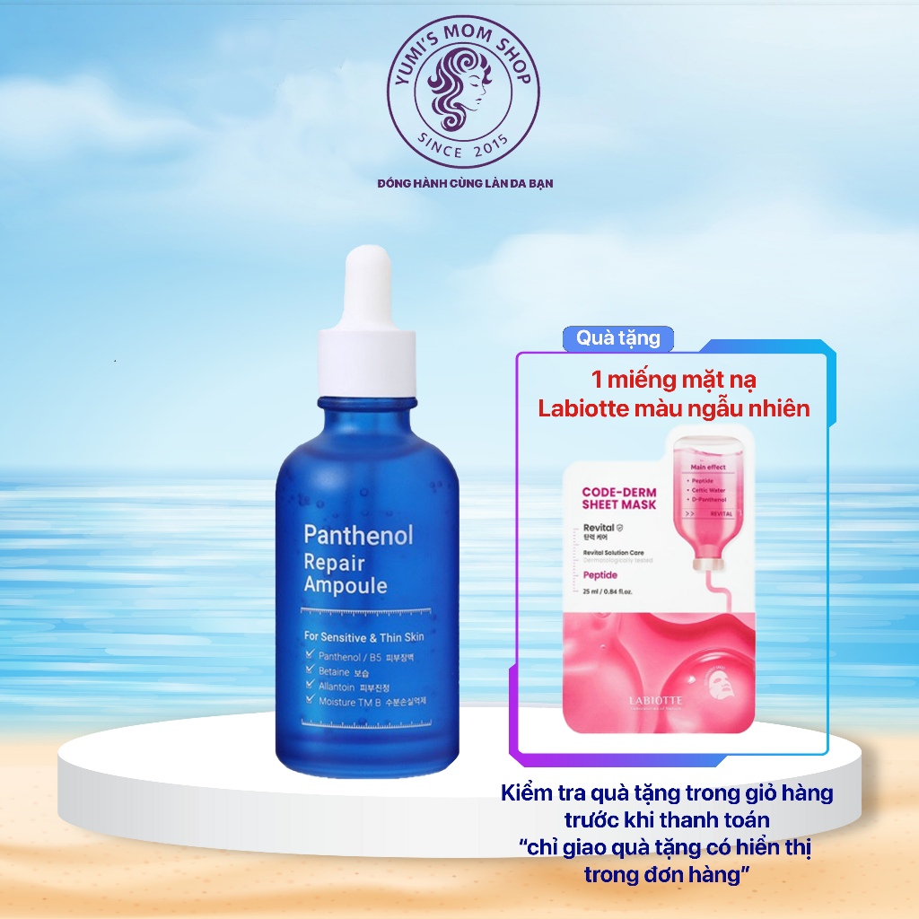 Tinh chất B5 La Bonita hỗ trợ phục hồi làm dịu da La Bonita Panthenol Repair Ampoule 50ml