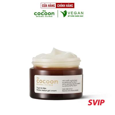 [SVIP] - Thạch Bí Đao cocoon (kem dưỡng ẩm) cấp ẩm và ngừa mụn 30ml thuần chay