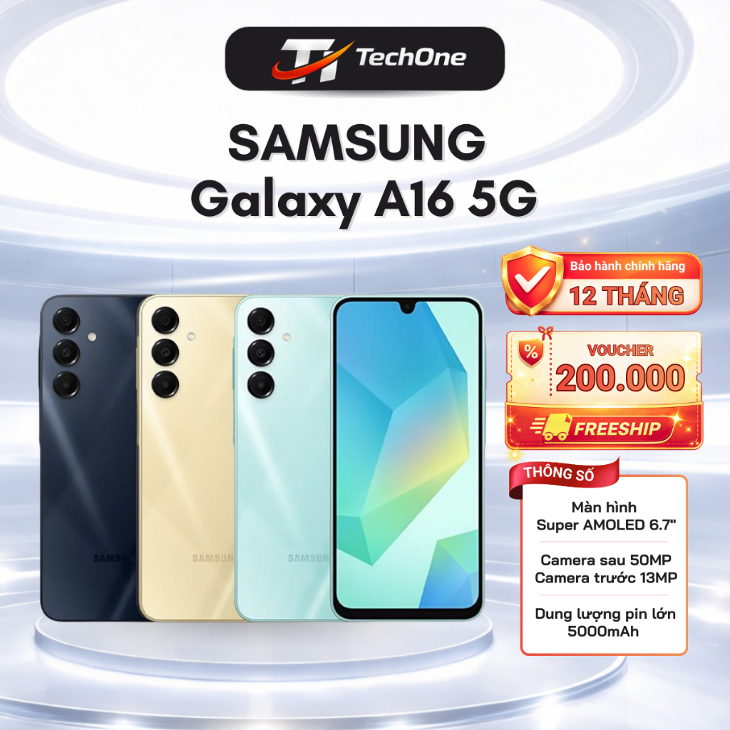 NGUYÊN SEAL - Điện thoại Samsung Galaxy A16 5G 8/128GB chính hãng - Bảo Hành 12 Tháng