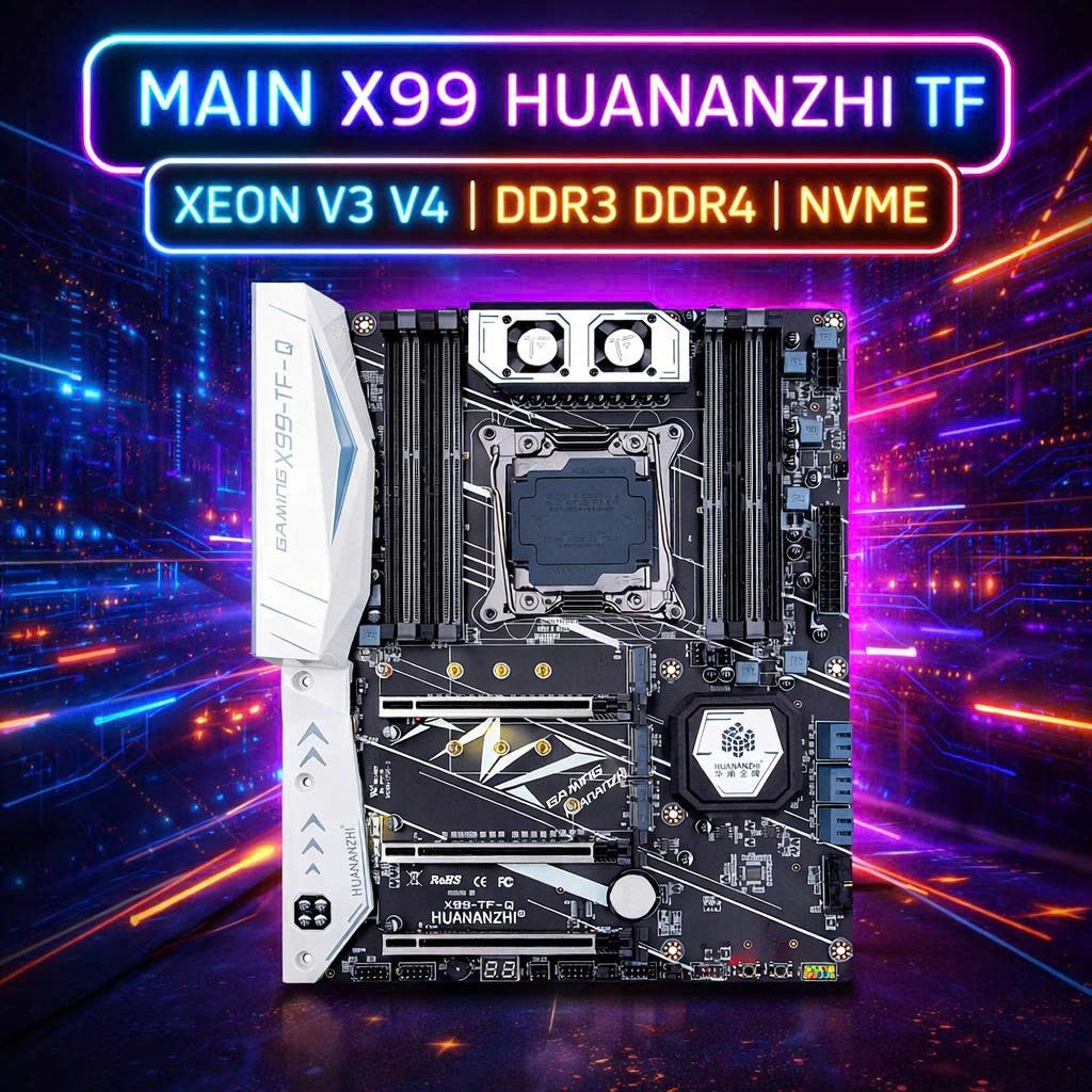 Main Huananzhi X99 TF-Q ATX Socket 2011-3 new bảo hành 12 tháng - Xeon TF Gaming, TFQ D3 D4