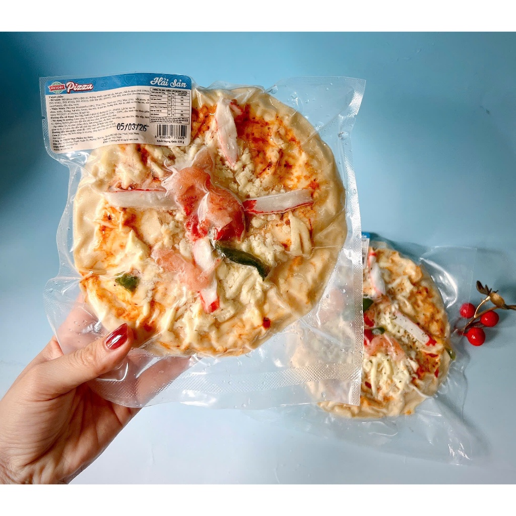 Bánh pizza Hải Sản size 15cm ( chế biến sẵn, chưa nướng)