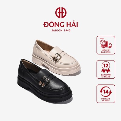 Giày Mọi Nữ Đông Hải Dáng Loafer Chunky - G5723