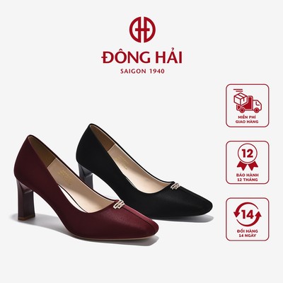 [Mẫu mới] Giày Cao Gót Đông Hải Nhung Đính Đá - G5846