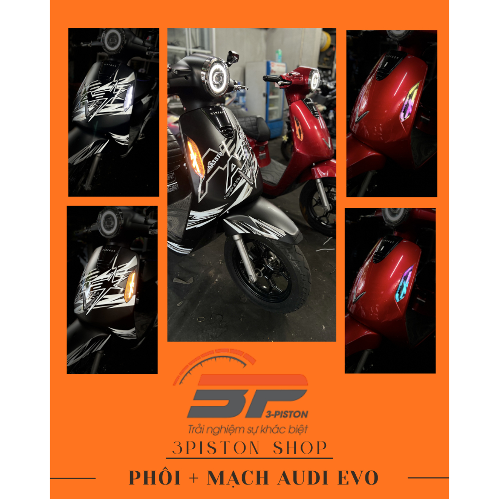 Phôi kèm mạch audi led A11 - A7 Pro cho Vinfast Evo - Evo Grand tự gia công