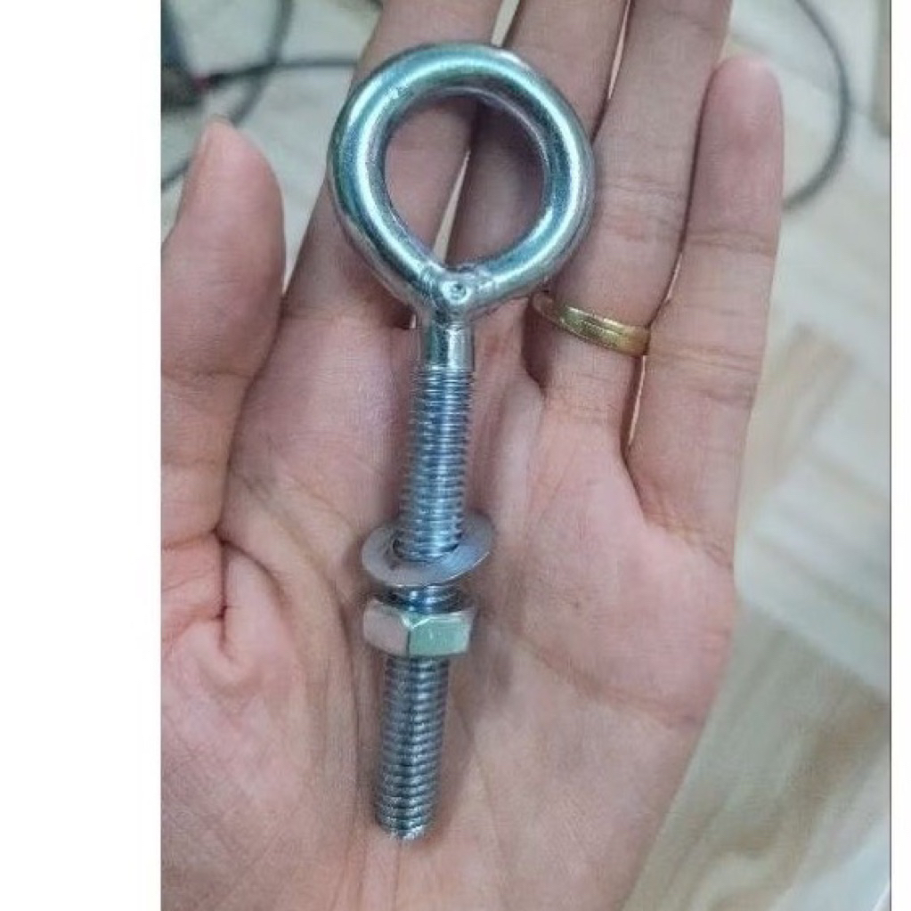 Bulong khoen hàn có tán, bulong M10, Vít móc ổ khoá