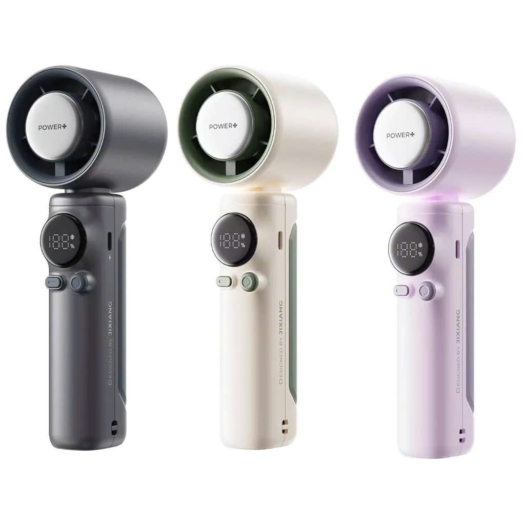 [Xả Hàng] Quạt cầm tay mini Turbo Fan 6000mAh sạc lại TF20, có tấm làm mát, điều chỉnh góc, hoạt động êm, 100 mức tốc