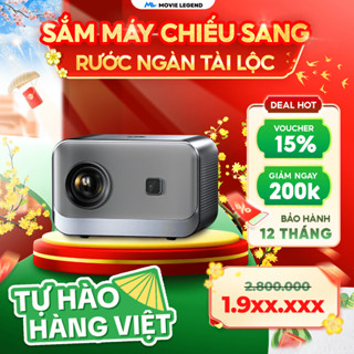 [ NEW 2026 ] Máy Chiếu Mini Movie Legend - Máy Chiếu S7 Pro - Hỗ Trợ FULL HD - Bảo hành 12 tháng