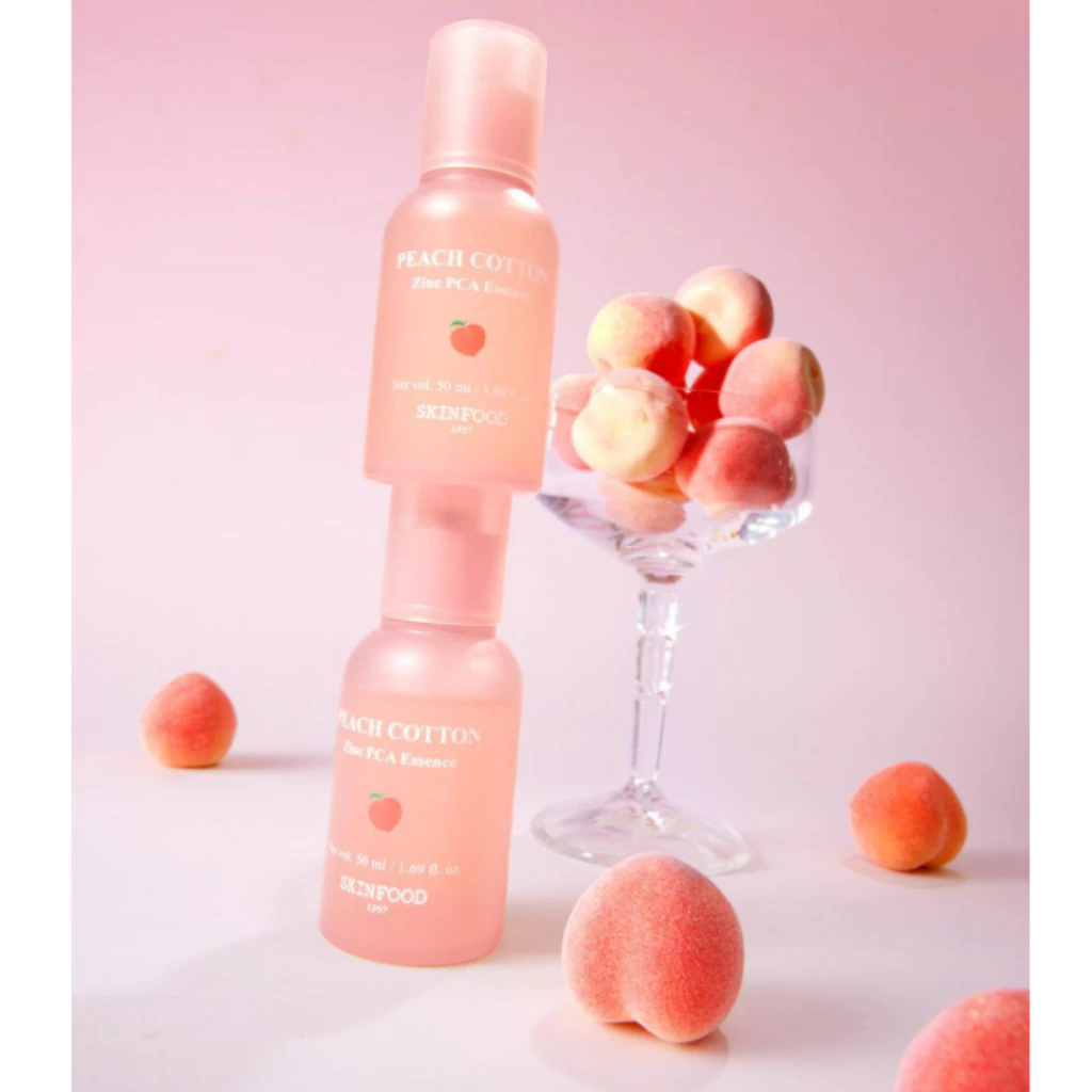 Tinh chất kiềm dầu mịn da Skinfood PEACH COTTON Zinc PCA 50ml
