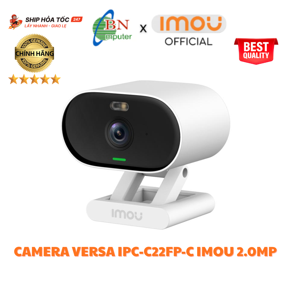 Camera Wifi IMOU IPC-C22FP-C IMOU 2.0MP HỒNG NGOẠI BAN ĐÊM CÓ MÀU, CÓ MIC, trong nhà và ngoài trời