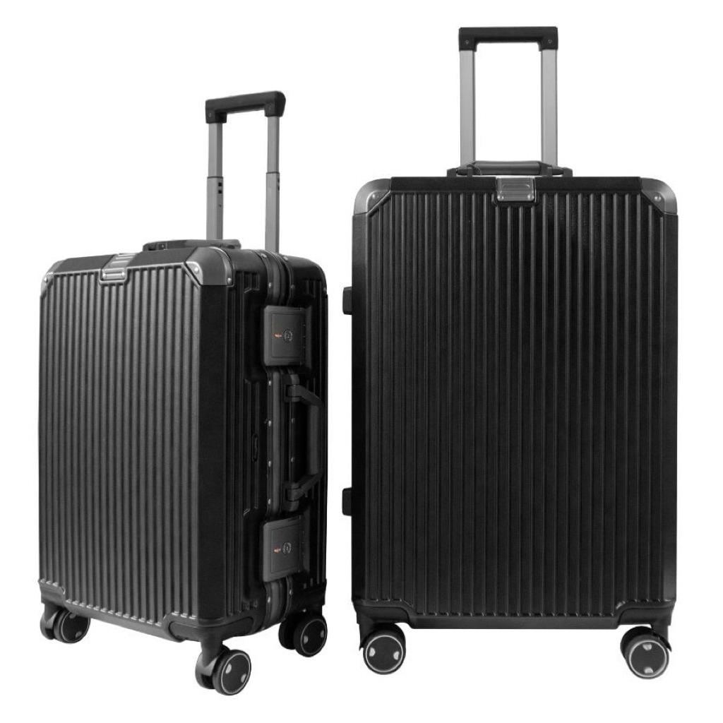 Vali Khung Nhôm TravelKing 8003 chống xước, hai khoá số chống trộm TSA chuẩn Mỹ, ốp góc hợp kim nhôm