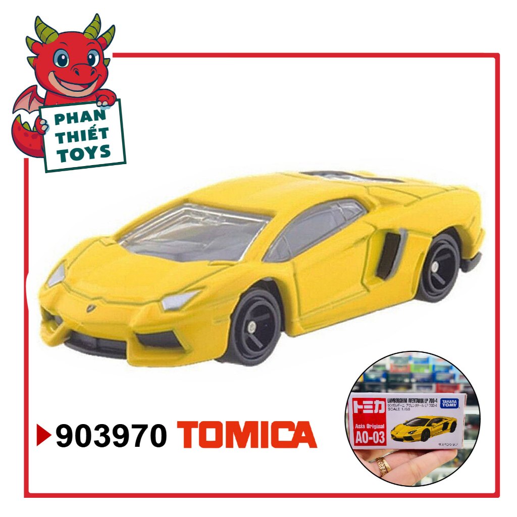 Mô hình xe Lamboghini Aventador LP 700-4 AO-03 Asia Original  tỉ lệ 1:67 Tomica 903970