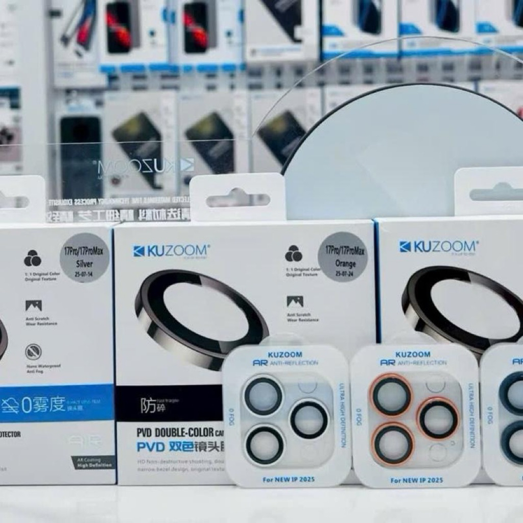 Mắt cam kuzoom PVD camera glass ( IPHONE 17 PROMAX)